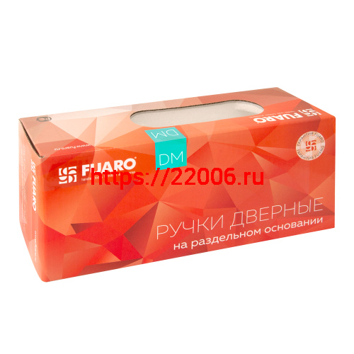 Ручка Fuaro (Фуаро) раздельная K.DM51.NEO (NEO DM) CP/WH-19 хром/белый фото 3 Ручка Fuaro (Фуаро) раздельная K.DM51.NEO (NEO DM) CP/WH-19 хром/белый фото 3