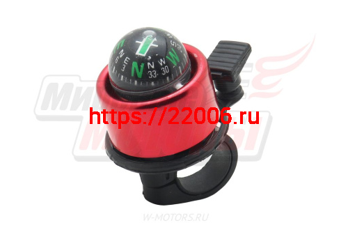 Звонок Вело малый с КОМПАСОМ фото 6