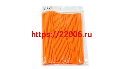 Накладки на спицы "Spoke Skins" 21/19 (компл.76шт) оранжевый