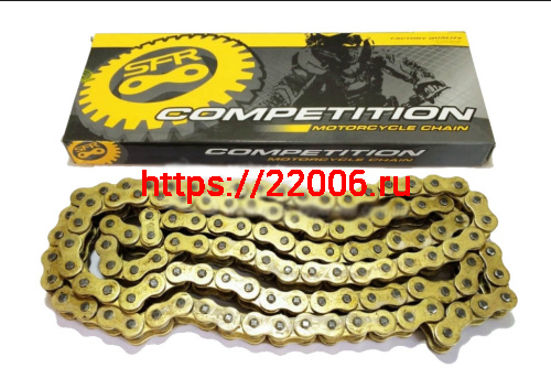 Цепь SFR (420) SFR - 98 зв. приводная Zodiak цветная коробочка