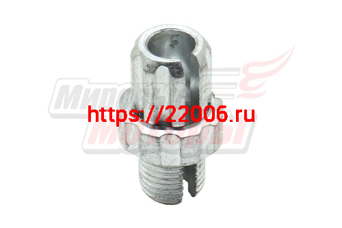 Болт натяжения троса в тормозную ручку d=9 мм Болт натяжения троса в тормозную ручку d=9 мм