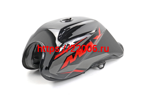 Бензобак Alpha FX Max черный глянцевый фото 2