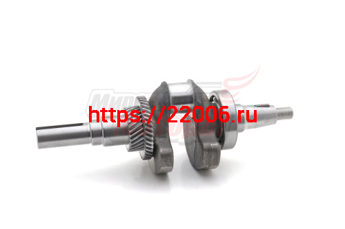 Коленвал 190FR (цилиндрический вал) (сцепление-автомат) (ОРИГИНАЛ, "LIFAN")