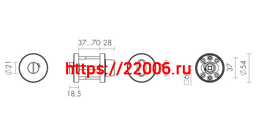 Ручка Fuaro (Фуаро) поворотная BK6.R.DSS201-02 (DSS-02-BK6) (INOX 201) BLACK фото 4 Ручка Fuaro (Фуаро) поворотная BK6.R.DSS201-02 (DSS-02-BK6) (INOX 201) BLACK фото 4