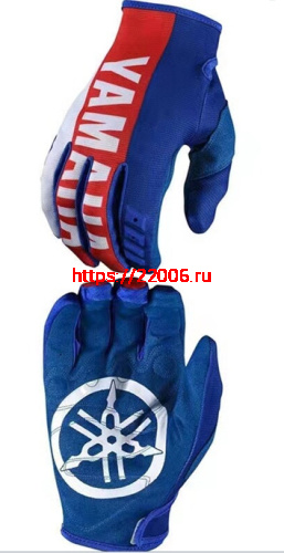 Перчатки YAMAHA (L) сине-красные Перчатки YAMAHA (L) сине-красные