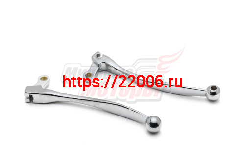 Ручки Иж тормоза/сцепления голые ХРОМ