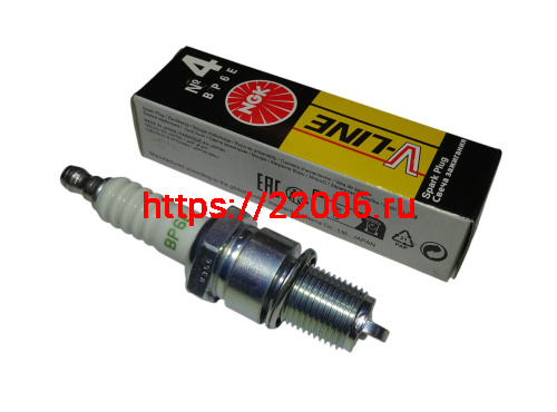 Свеча NGK BP6E (V-LINE4) (5637) аналог А-17ДВ1 (уп. 4 шт.) (Буран)