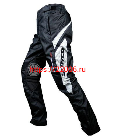 Штаны мотоциклетные черные P027 (М) Scoyco Штаны мотоциклетные черные P027 (М) Scoyco