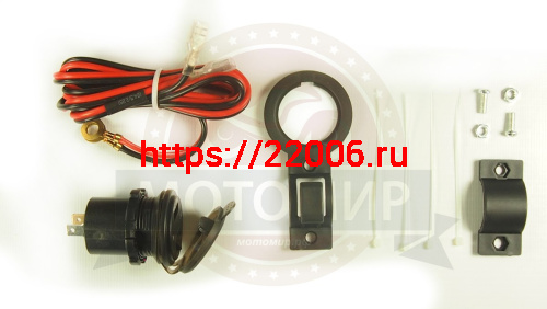 Гнездо USB с выключателем и вольтметром, 587 Гнездо USB с выключателем и вольтметром, 587