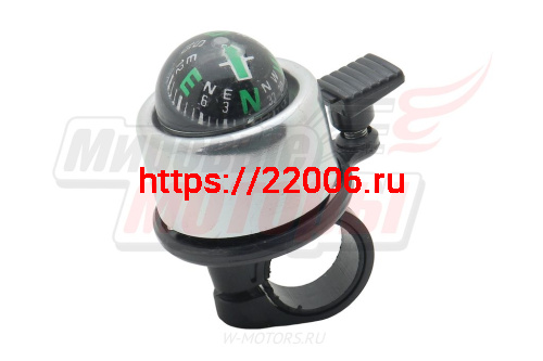 Звонок Вело малый с КОМПАСОМ фото 4