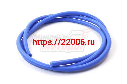 Провод в/в СИЛИКОН с медной жилой (S жилы=2,0мм2, D=7,5мм) СИНИЙ