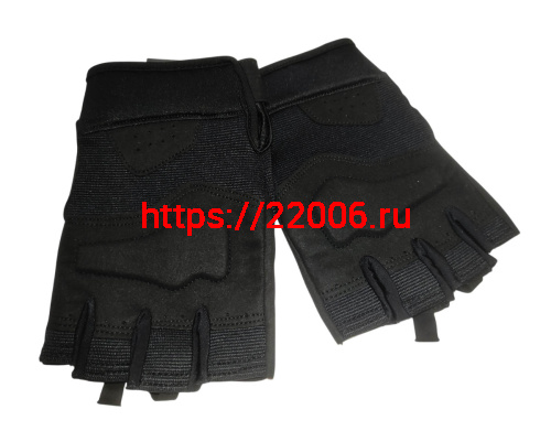 Перчатки PRO-BIKER MCS-66B без пальцев (чёрные), р-р XXL